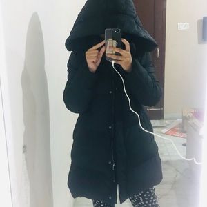 Black imported puffer jacket
